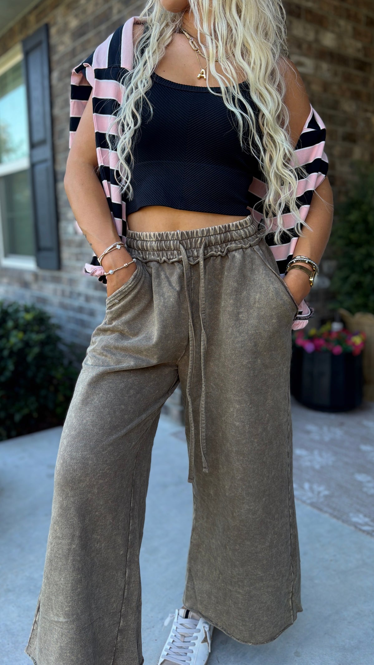 Washed Weekend Pants - Washed Taupe