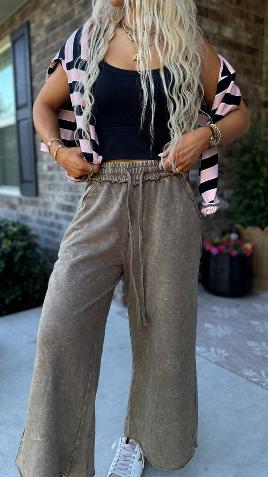Washed Weekend Pants - Washed Taupe
