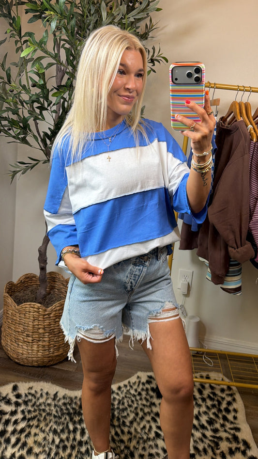 Colorblock Oversized Tee