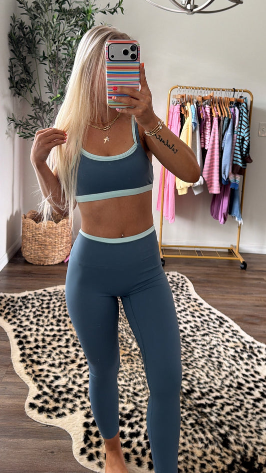 Double Take Leggings - Slate