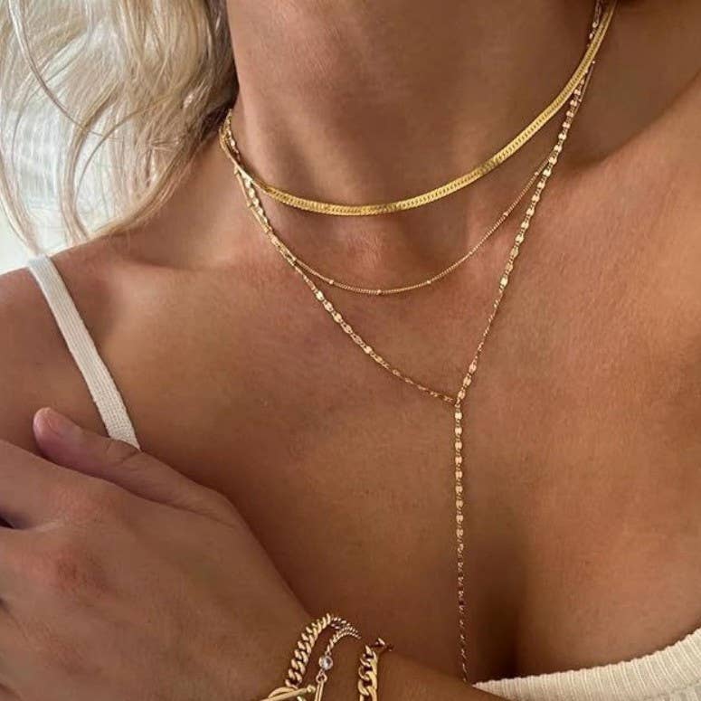 Tarnish Free Lariat Y Necklace