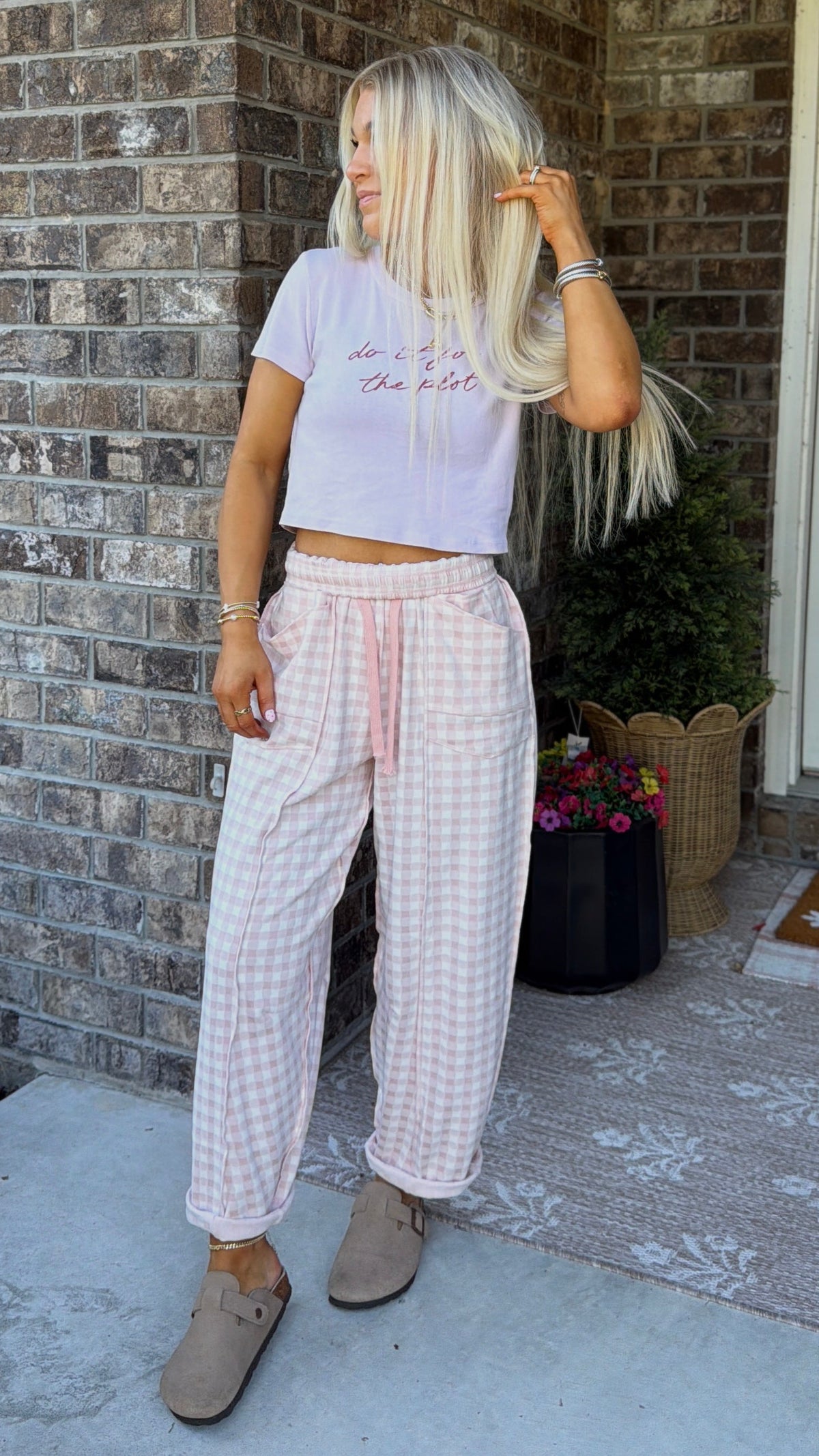 Sunday Stroll Pants - Pink