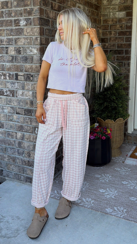 Sunday Stroll Pants - Pink