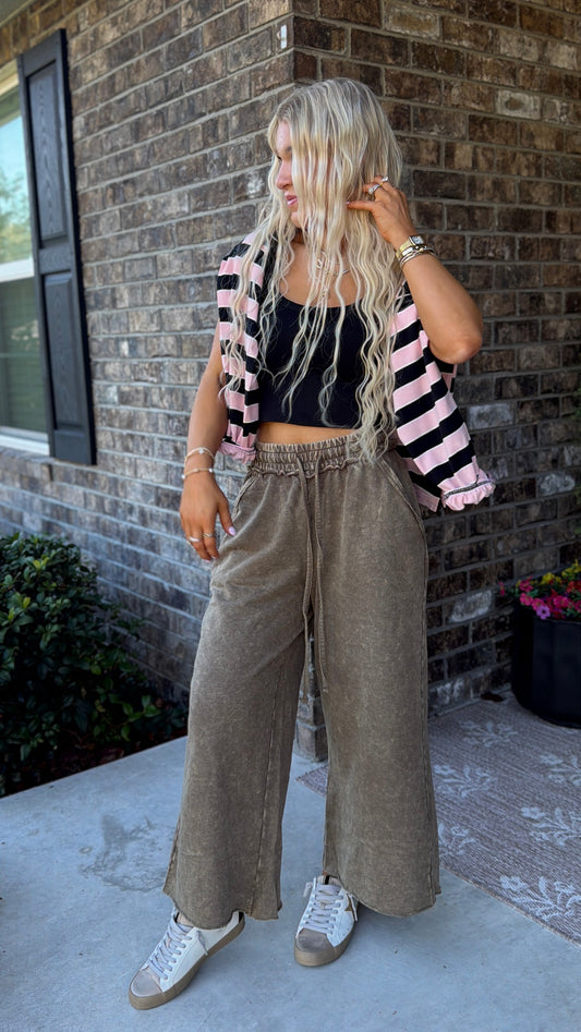 Washed Weekend Pants - Washed Taupe