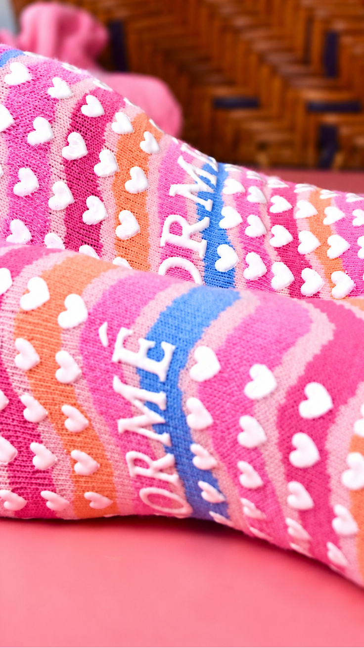 Sunset Stripe Grip Sock