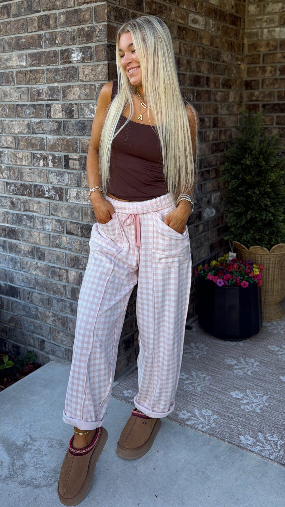 Sunday Stroll Pants - Pink