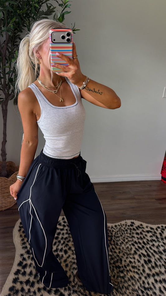 Curved Classic Track Pants (PRE-ORDER SHIPS IN 1-2 WEEKS)