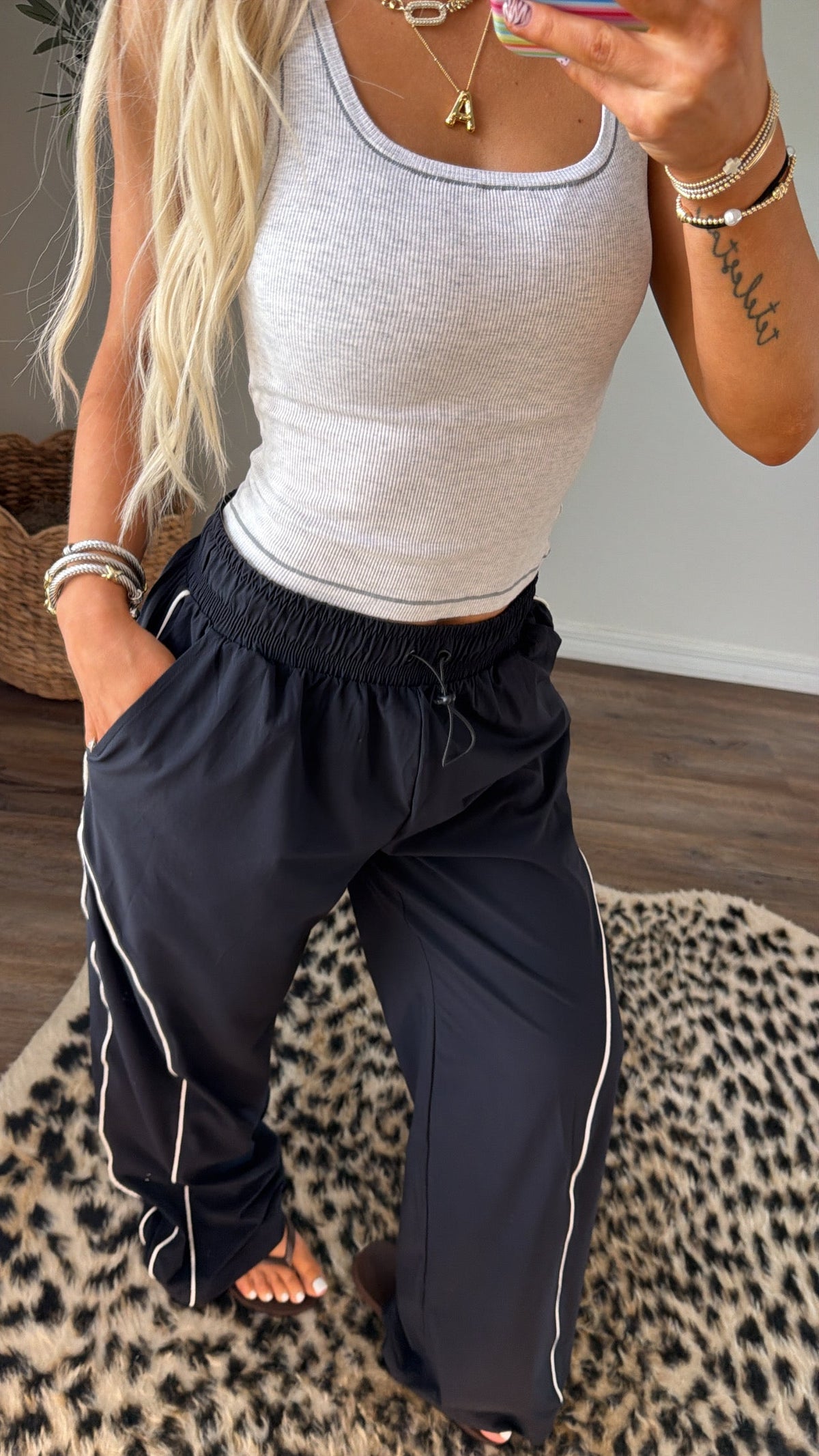 Curved Classic Track Pants (PRE-ORDER SHIPS IN 1-2 WEEKS)