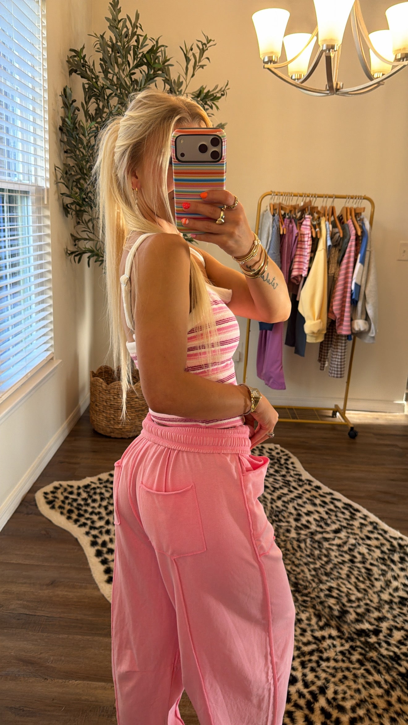 Out + About Mineral Wash Barrel Pants