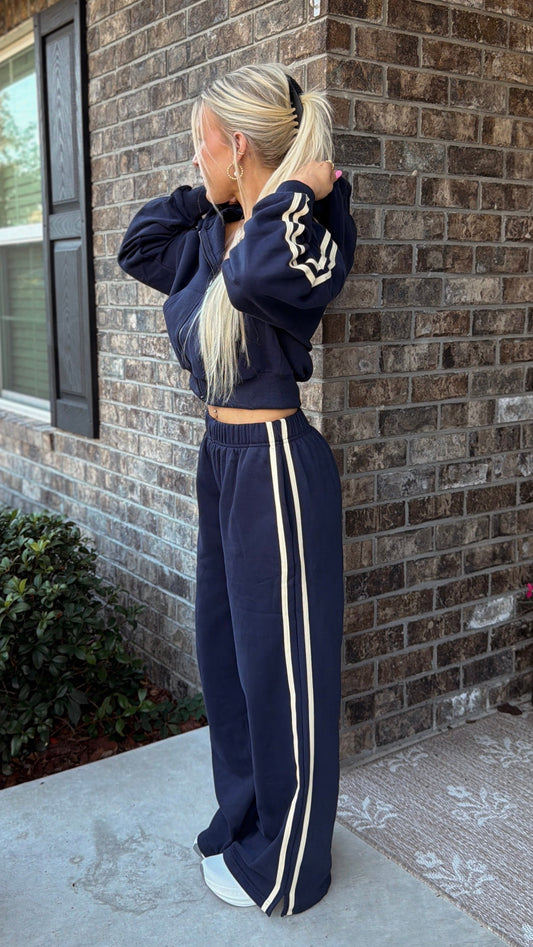 Sporty Social Zip Up