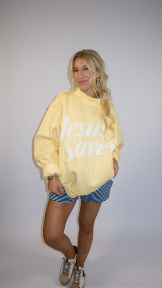 Jesus Saves Sweatshirt