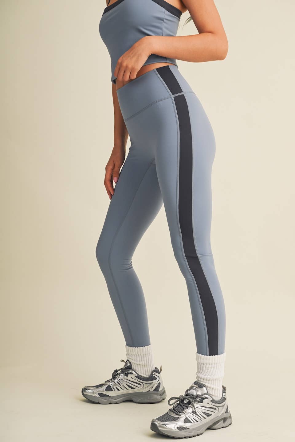 Contrast Block Legging